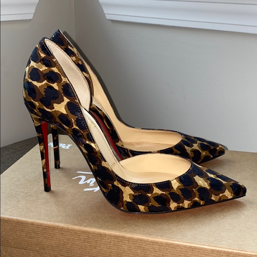 Louboutin Iriza 100 Soie Leo
